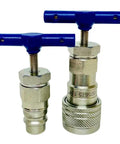 Pro Grade Hydraulic Quick Coupling Pressure Decompression Relief Tool One Quarter Inch 5675 Ag Pioneer Style, male and female couplings