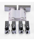 Slide Bolt Door Lock Hasp For Doors And Gates Heavy Duty Cabinet Hardware Set showing components on white background.