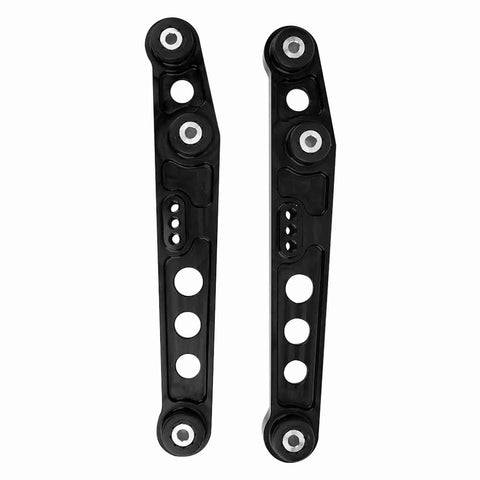 Rear Lower Control Arms Subframe Brace Kit For 1992-1995 Integra And 1994-2001 Models, Black Aluminum CNC Machined Pair
