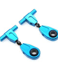 TT02 On Road RC Car Upgrade Part Kit With Aluminum Drive Shaft And CVD Steering Cups in blue for Tamiya TT02 1 10 Scale Vehicle