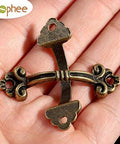 12 Pieces Antique Brass Drawer Pulls For Jewelry Boxes And Small Chests, Vintage Decorative Cabinet Handles Knobs With Mounting Screws