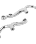 One And Three Quarter Inch Dropped Steering Arms For Ford 1934 Model T Style And 1937 To 1948 Ford Spindles Zinc Plated Forged Steel For Four Inch Drop Axles And Four Bar Or Harpin Radius Rod Suspension, pair view