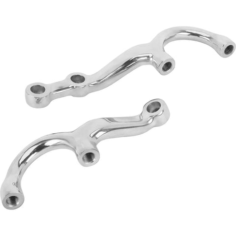One And Three Quarter Inch Dropped Steering Arms For Ford 1934 Model T Style And 1937 To 1948 Ford Spindles Zinc Plated Forged Steel For Four Inch Drop Axles And Four Bar Or Harpin Radius Rod Suspension, pair view
