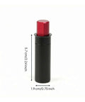 Go-To Retractable Table Stop for Workbench, Pro-Grade Compact Bench Dog for Carpenters, 19mm Diameter in black and red