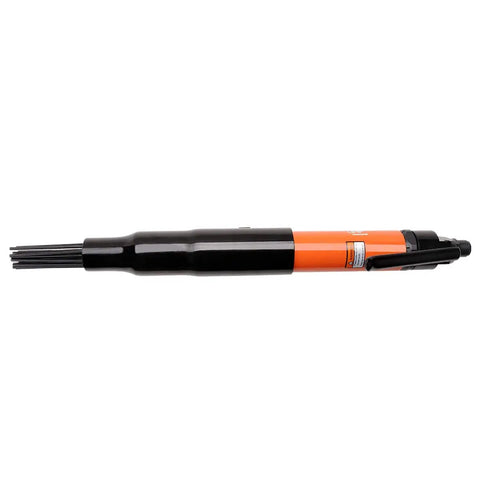 19 Needle Scaler for Surface Prep, Standard Duty Pneumatic Tool With 5000 BPM, visible side view with lever lock mechanism