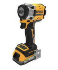 3/8 Inch Compact Impact Wrench Kit Delivers Sweet Torque And Snappy Action, features a brushless motor and battery.
