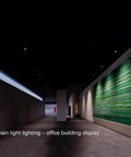 Smooth Operator Ten Pack Round Led Recessed Lights Ultra Thin Anti Glare Ceiling Spotlights Warm White 3000K illuminating office hallway.