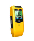 Heavy Duty Digital Wall Stud Finder With Lcd Display, 5 In 1 Scanner locates wood joists and metal pipework, showing LCD readout.