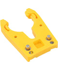 Top Tier Iso30 Tool Holder Clamp For Cnc Engraving Machine, yellow heat-resistant ABS, secure holding, detailed view