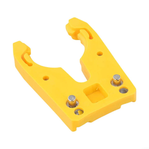 Top Tier Iso30 Tool Holder Clamp For Cnc Engraving Machine, yellow heat-resistant ABS, secure holding, detailed view