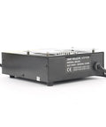 Back view of Digital 863D Soldering Preheating Station with 530W pro grade hot and cold air gun and power specifications.