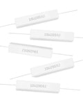 10 Pack 10W Ceramic Cement Resistors 200 Ohm Wirewound With 5 Percent Tolerance For DIYers And Hobbyists High Temperature Use