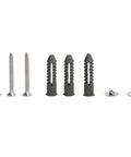 Rock Solid Stainless Steel Hinge Plays Nice With Tempered Glass Doors Smooth Polish Finish Fits 8 To 12mm Kitchen Cabinet Single Sided Curved Bathroom Hardware Guaranteed, installation screws and anchors.