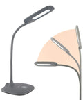 Soft Touch LED Desk Lamp with 3 Brightness Levels and 450 Lumens, adjustable neck, touch control, ideal for office or study.