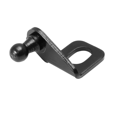 2 Pair 10mm Ball Studs Mounting Brackets Black For Gas Struts Shocks Hood Lifter Replacement Hardware 15x10mm Mounting Holes 3mm Thick Fits 10mm Ball Socket 42x35x21mm black metal bracket with 10mm ball stud