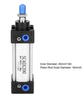 Double Acting Air Pneumatic Cylinder Made From Aluminum Alloy For Industrial Automation Systems SC40X200