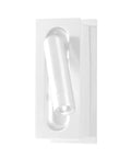 Adjustable Wall Mounted LED Reading Light In White Warm 3000K With A Wide Pivot Arm For Bedside Or Wall, integrated for efficiency