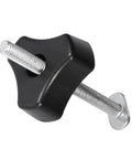 Beefy Heavy Duty Metal Hold Down Clamp Set For T Slot Track Woodworking And Metalworking with M8 thread and plastic handle