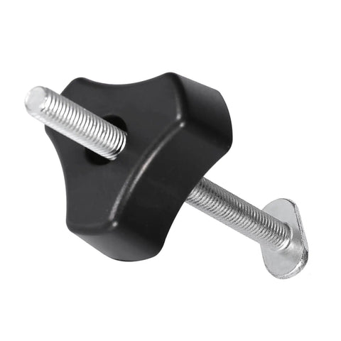 Beefy Heavy Duty Metal Hold Down Clamp Set For T Slot Track Woodworking And Metalworking with M8 thread and plastic handle
