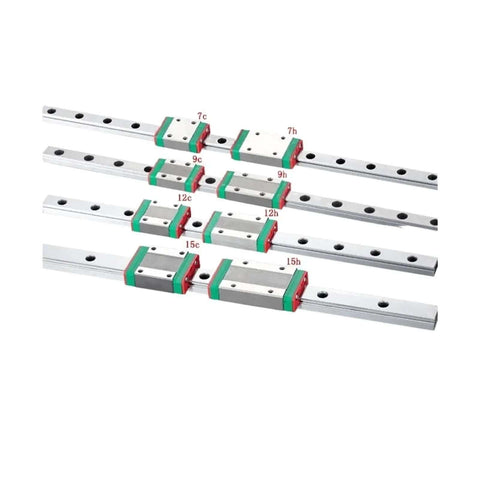 Top Tier MGN7C Linear Guide Rail Kit With Miniature Bearings For Smooth 350mm Steel Motion System Perfect For DIY CNC Projects And Precision Builds Without Any Hassle. 350mm MGN7C steel linear guide rails with 7c, 9c, 12c, 15h carriages