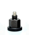 Top Notch Indexing Plunger With Reliable Locating Pin For The Shop Floor M6 Threaded Hardware No Locking Nut Needed Straight Shooter Design showing hexagonal base and stainless steel pin.