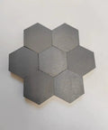 Hexagonal Ceramic Sheet B4C Insulating Plates for Lab Use, Heavy Duty Heat Resistant Up To 2000°C, Ultra Hard 3000–4000 HV, shown arranged.