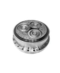 Compact Planetary Gear Reducer For Small Servo Motors Featuring No Sweat Assembly And Tight Squeeze Ready Housing, metallic design.