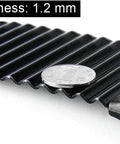 Neletao crinkle potato cutter, black handheld stainless steel with a wavy blade, 1.2 mm thick (Amazon)