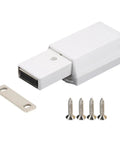 Push To Open Cabinet Catch With 25 Lbs Magnetic Hold, Spring Loaded Door Latch with screws and metal plate