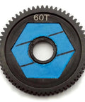 Hard Steel Spur Gear With Slipper Pads 60T 0.5M For 1/18 Scale RC Vehicles Mini T 2.0 Mini B Upgrade Compatible With LOS212016