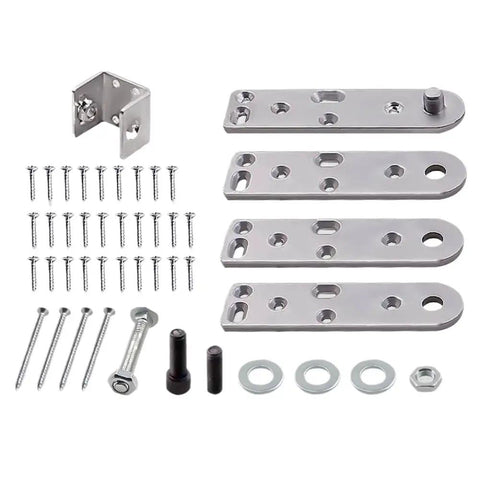 Concealed Bookcase Door Pivot Hinge Kit 500 Pound Capacity Heavy Duty Hidden Door Hardware for Home Library Office or Man Cave