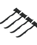Ride Ready Roof Rack Anchor Kit For Cars No Drill Tie Down Straps With EVA Foam Cushions 4 Pack Quick Fix Guy Ropes