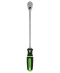 90T 1/4 Inch Drive Ratchet With Reversible Flex Head And Ergonomic Handle For Auto Repairs Heavy Duty Chrome Finish Low Profile Design