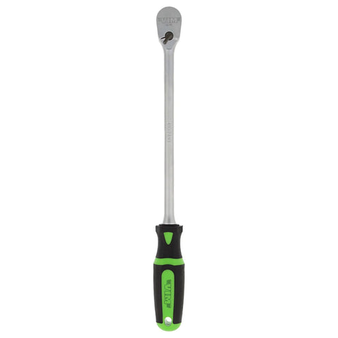 90T 1/4 Inch Drive Ratchet With Reversible Flex Head And Ergonomic Handle For Auto Repairs Heavy Duty Chrome Finish Low Profile Design