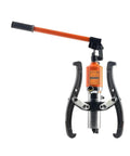 Heavy Duty Hydraulic Gear Puller Featuring Beefy Twin Or Triple Jaws For Quick Hub And Bearing Extraction Supports Vertical Or Horizontal Moves Uses Long Handle To Take The Pain Out Of Stubborn Pulloffs.