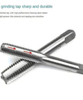 Dope 12 Piece Metric Tap And Die Set M3 To M12 For Bolt Nut Repair With Reamers Straight Thread Plugs Alloy Steel Cutting Tools For Rusty Stripped Threads Restoration Kit, alloy steel taps