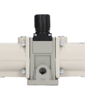 Front view of Gas Booster Pump For Pneumatic Systems And Air Compressors, Easy Install, Heavy Duty Pneumatic Booster Valve And Air Source Processing Component