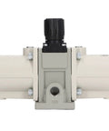 Gas Booster Pump For Industrial Air Systems, Pneumatic Booster Valve That Doubles Inlet Pressure Up To 2x front view