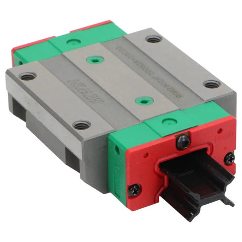 Beefy Linear Guide RGW55 Series With RGW55HC Rail For CNC Machines And 3D Printers Smooth Motion And High Rigidity Z0C ZAC GK Block Rail And Slider Bearings For Precision Motion, grey metal linear guide block with black slider
