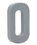 Heavy Duty ABS Refrigerator Lock With Double Finger Buttons for Childproofing Your Fridge Cabinet And Home shown in gray.