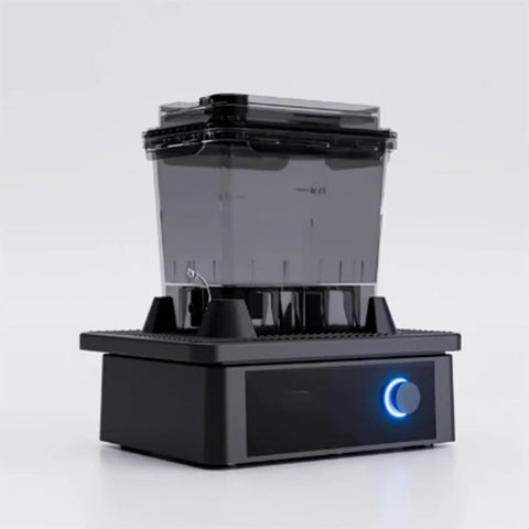 Dope Dual Bin Resin Washer For 3D Printers, heavy duty design with oscillating clean cycle and adjustable speed control.