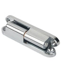 Rotating Concealed Door Hinges 180 Degree Detachable Heavy Duty Industrial Zinc Alloy Silver for doors and cabinets
