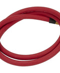 Top Shelf Rock Solid 5 Foot EPDM Dishwasher Water Supply Line Kit With Elbow Fittings Universal Fit Heavy Duty Rubber Hose shown coiled.