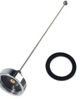 Beefed-Up Quarter Wave NMO UHF Ham Radio Antenna For Mobile 400-470MHz 6.4 Inch, 150W Power Handling, Rugged Pro Grade Range with base