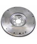 Heavy Duty Solid Cast Clutch Flywheel Replacement For Mitsubishi Lancer And Mirage Rides, durable iron, side view showing gear teeth.