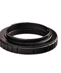 M42 T Ring Adapter For Nikon DSLR Cameras With Beefy Aluminum Build And Smooth Oxide Finish, Pro Grade Night Sky Photography