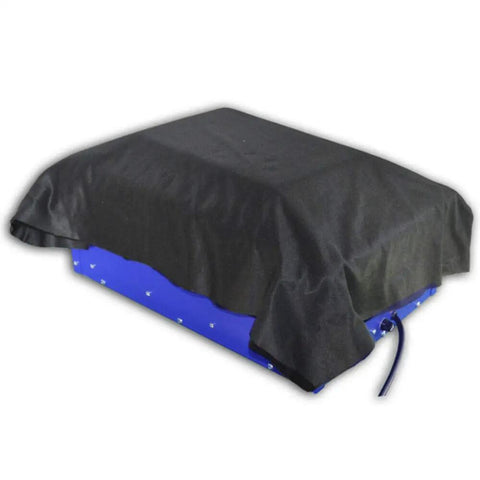 18 By 13 Inch 60W LED UV Exposure Unit covered with black cloth, featuring four light tubes for silk screen printing and plate making