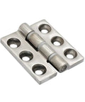 Stainless Steel Damping Silent Cabinet Hinge For Industrial Cabinets Thickened Load Bearing Heavy Duty Door Hardware with Quiet Close Action