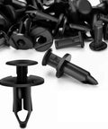 8mm Plastic Push Rivets Car Clips Kit 100 Pcs Universal Bumper Fasteners And Panel Clips For Auto Body Grab And Go Install
