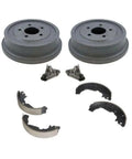 Rear Brake Drum And Shoe Kit For Chevy Equinox 2005 To 2006 Fits Pontiac Torrent Saturn Vue 2002 With Left Right Parts For Awesome Stopping Power, two drums and shoes